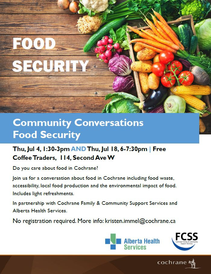 refreshments jul Join us for a Conversation about Food Security | High Country News