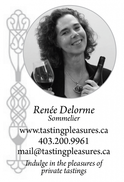 Renée Delorme, Sommelier - www.tastingpleasures.ca - 403.200.9961 - mail@tastingpleasures.ca - Indulge in the pleasures of private tastings