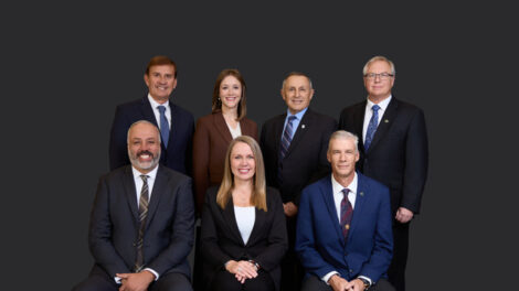 Rocky View County Council Back, left to right: Councillor Don Kochan, Division 2; Councillor Alison Whiting, Division 3; Councillor Greg Boehlke, Division 5; Councillor Kevin Hanson, Division 1 Front, left to right: Reeve Sunny Samra, Division 6, Deputy Reeve Samanntha Wright, Division 4, Councillor Ken Ball, Division 7
